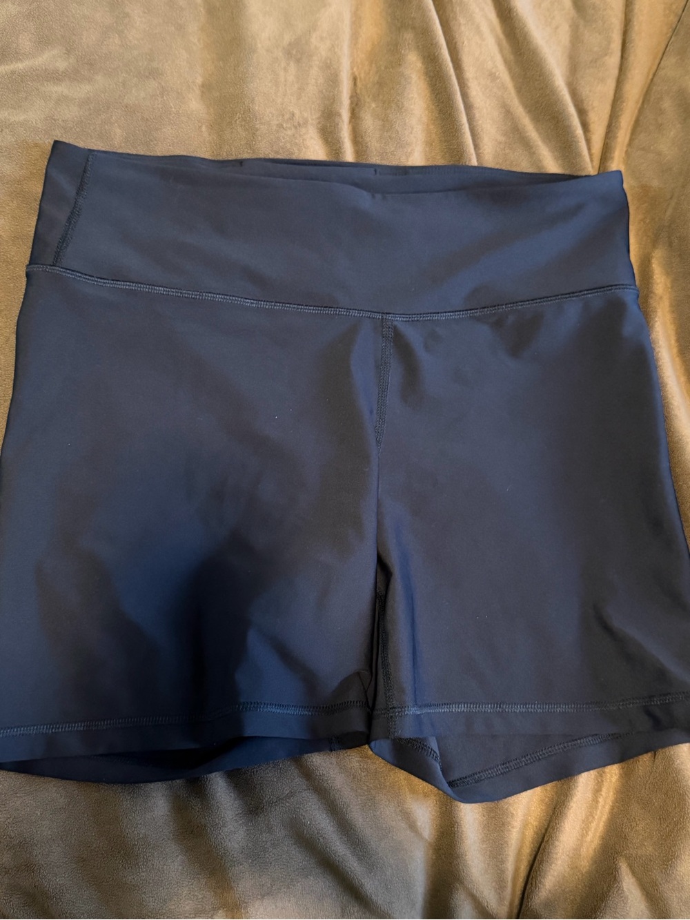 Old Navy PowerSoft XL Black High-Rise Biker Shorts